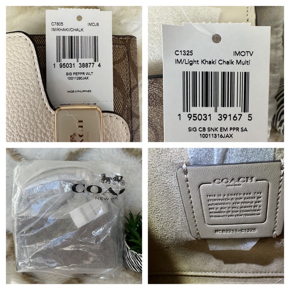 Coach Pepper Satchel and Wallet In Signature Canvas - Picture 16 of 16